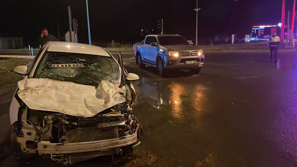 Edirne'de zincirleme kaza