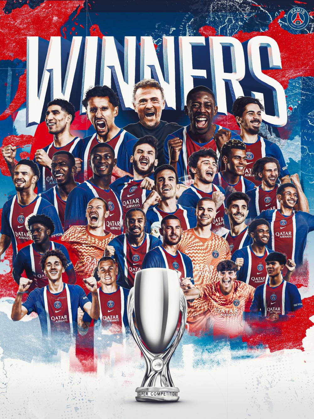 UEFA S&uuml;per Kupa'nın sahibi Paris Saint-Germain