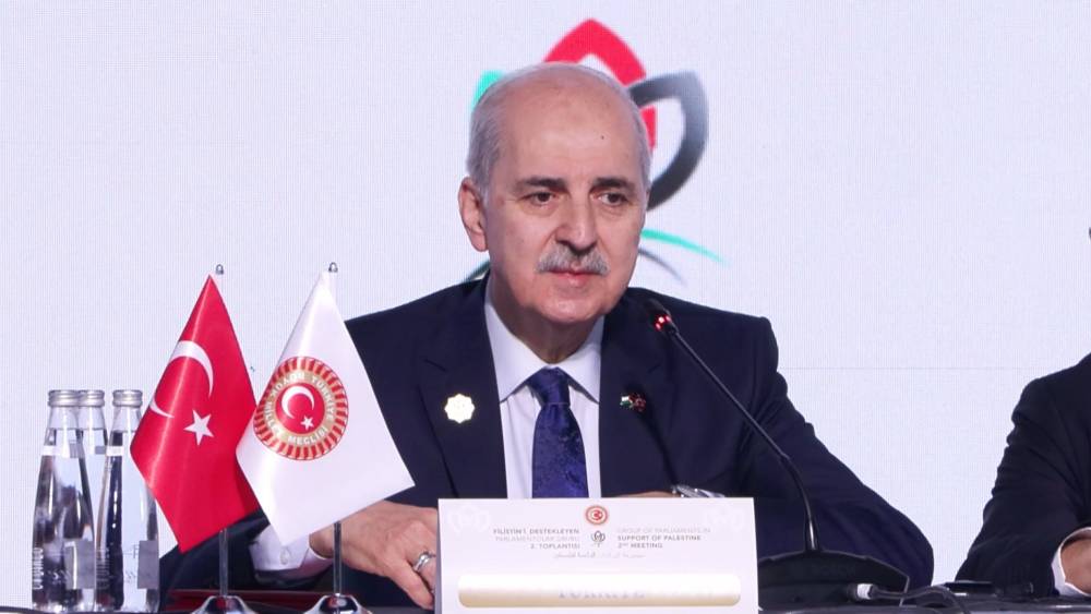 TBMM Başkanı Kurtulmuş: Ortadoğu'da kalıcı huzurun yolu iki devletli siyasi ufkun hayata ge&ccedil;irilmesini gerektirmektedir 