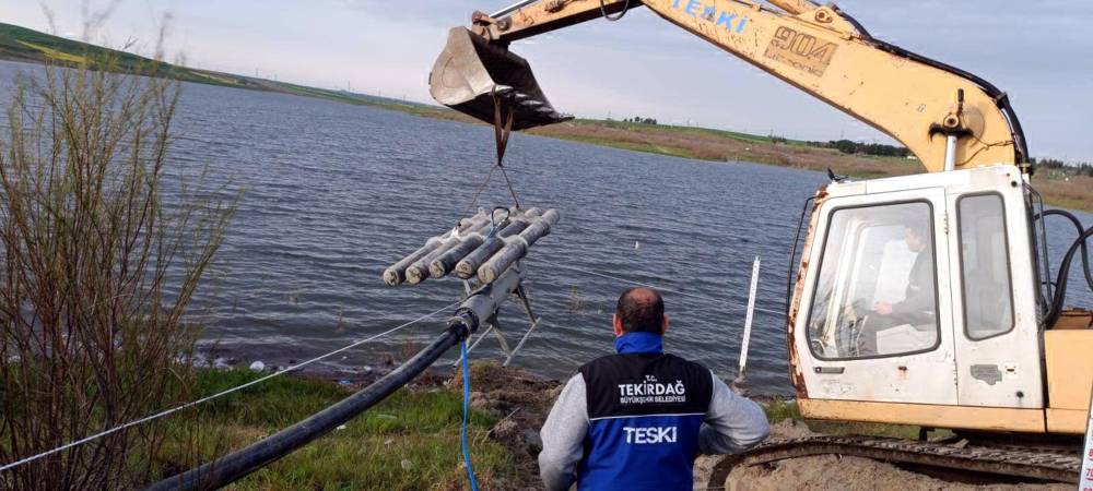  T&uuml;rkmenli G&ouml;leti'ne y&uuml;zer terfi istasyonu kuruldu