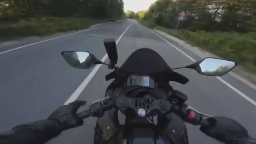 Şile&rsquo;de Ceyda Yakova'nın &ouml;ld&uuml;ğ&uuml; motosiklet kazası kask kamerasında